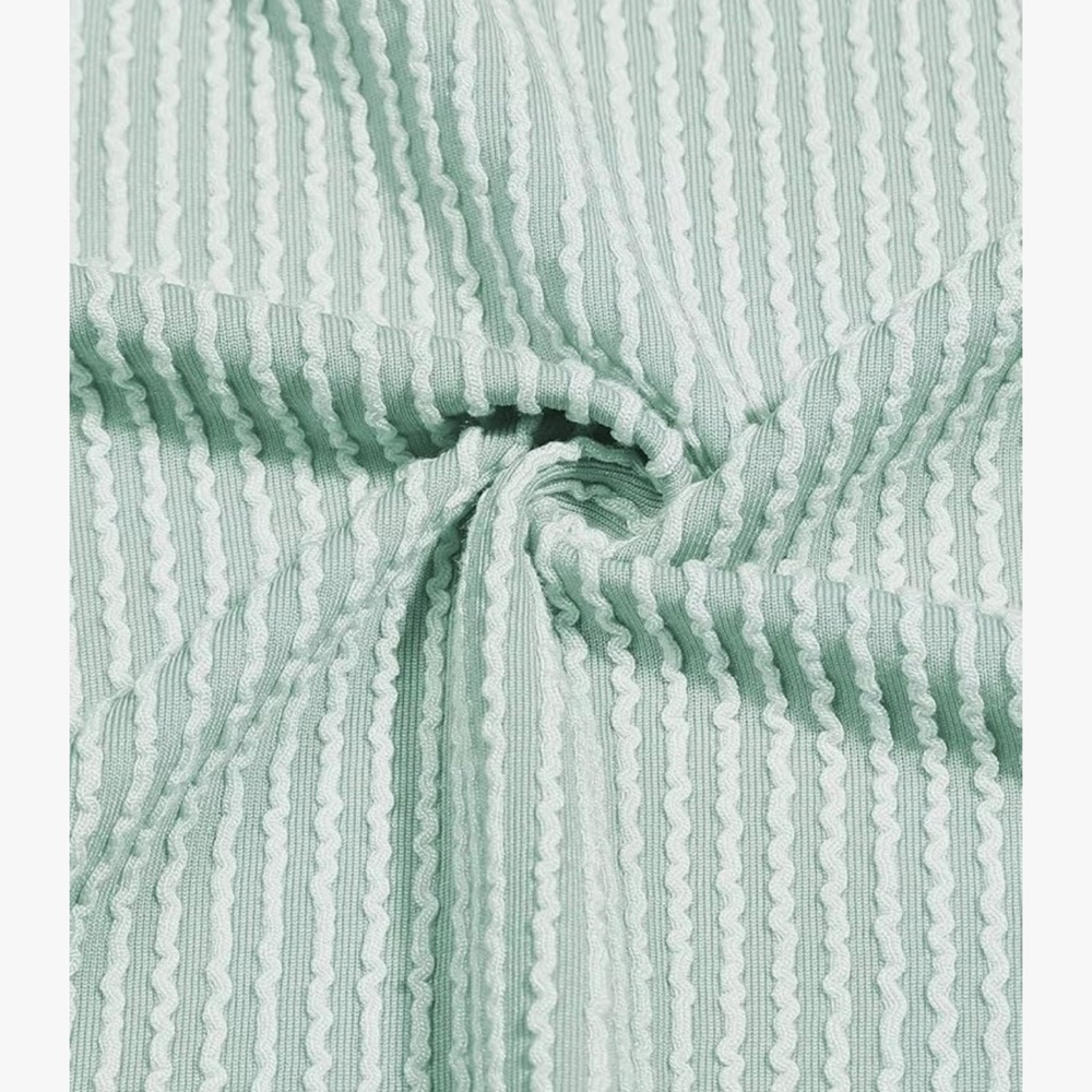 NWT Striped Green Top-S - Picture 14 of 17